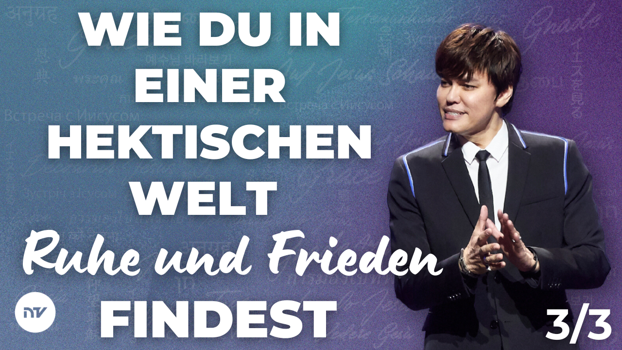 Wie du in einer hektischen Welt Ruhe und Frieden findest 3/3