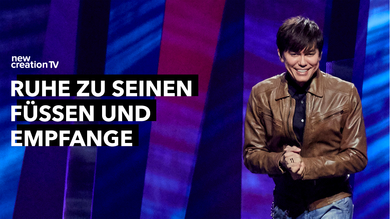 Ruhe zu seinen Füßen und empfange