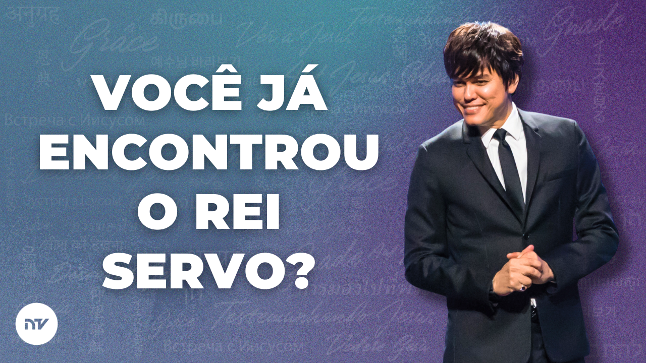 A Beleza do Nosso Rei Servo