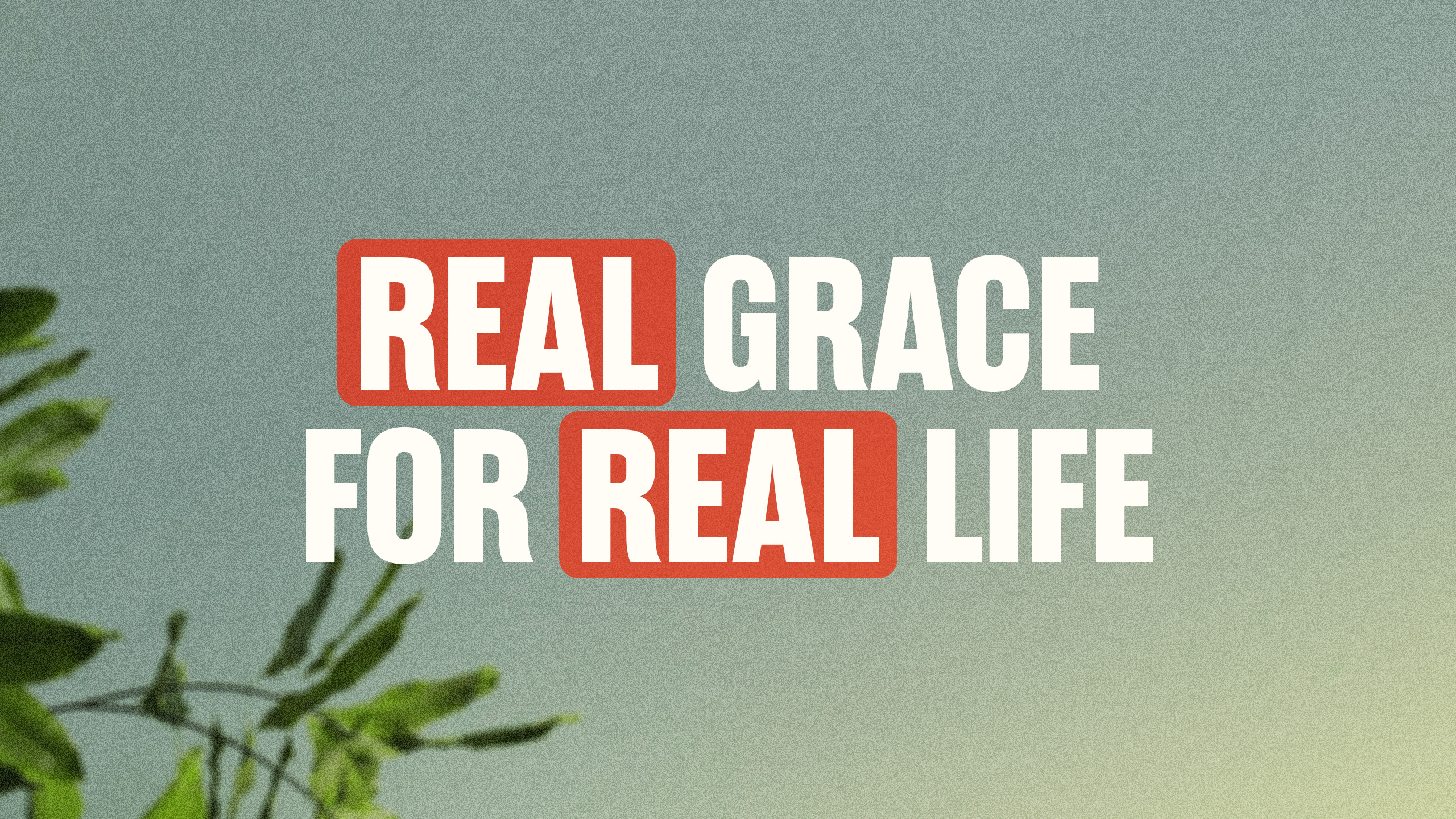 Real Grace For Real Life