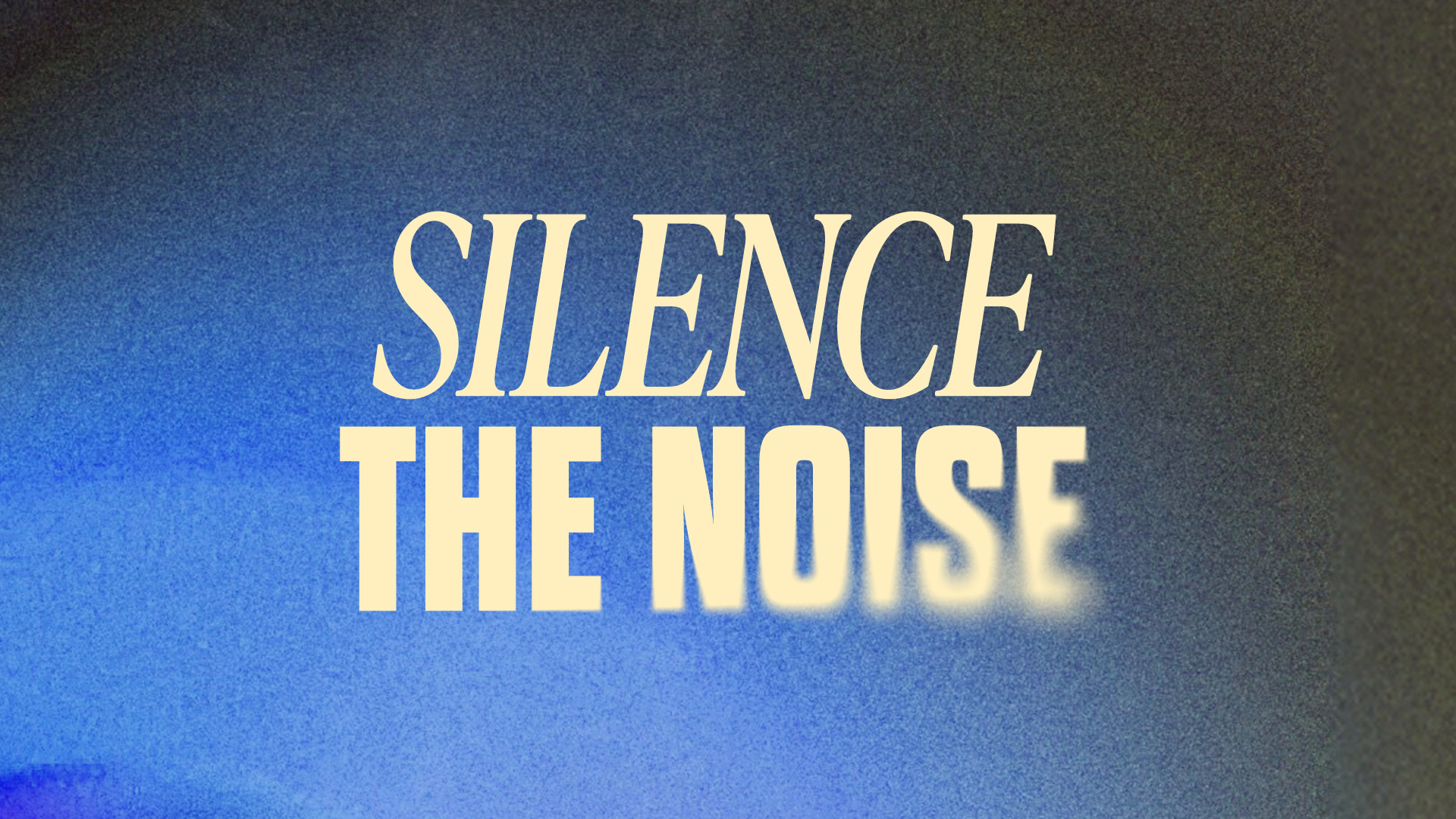 Silence the Noise