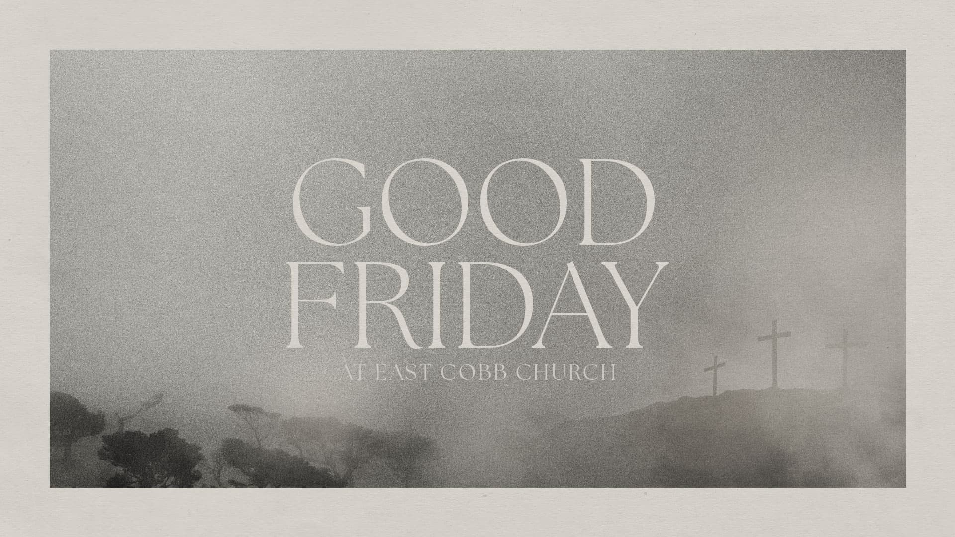 The Silence of Good Friday